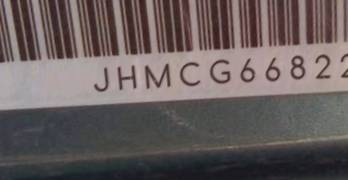VIN prefix JHMCG66822C0