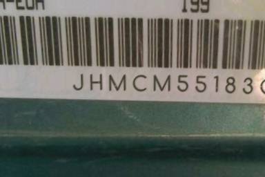 VIN prefix JHMCM55183C0