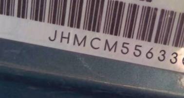 VIN prefix JHMCM55633C0