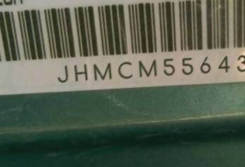 VIN prefix JHMCM55643C0