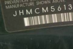 VIN prefix JHMCM56134C0