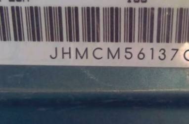 VIN prefix JHMCM56137C0