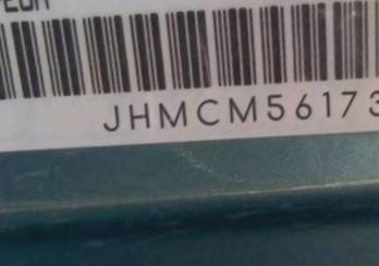VIN prefix JHMCM56173C0