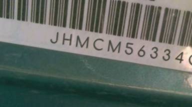 VIN prefix JHMCM56334C0