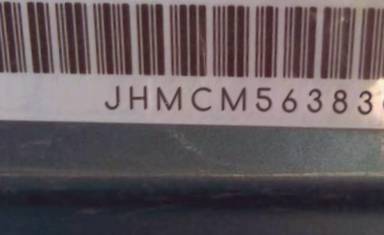 VIN prefix JHMCM56383C0