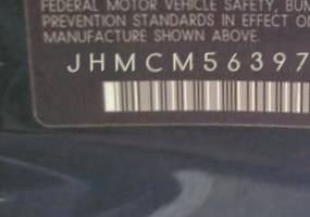 VIN prefix JHMCM56397C0
