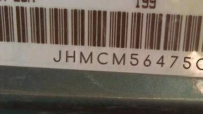 VIN prefix JHMCM56475C0