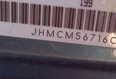 VIN prefix JHMCM56716C4