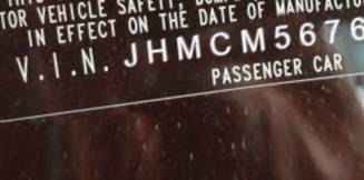 VIN prefix JHMCM56766C0