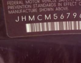VIN prefix JHMCM56796C0