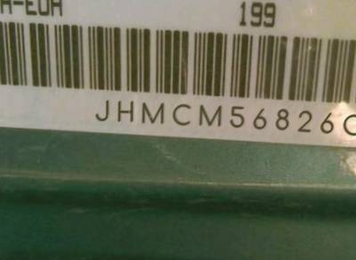 VIN prefix JHMCM56826C0