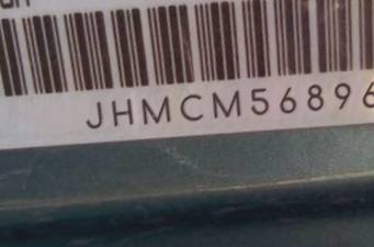 VIN prefix JHMCM56896C0