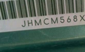 VIN prefix JHMCM568X7C0