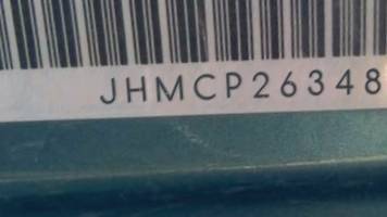 VIN prefix JHMCP26348C0