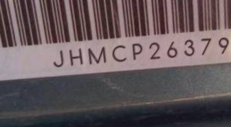 VIN prefix JHMCP26379C0