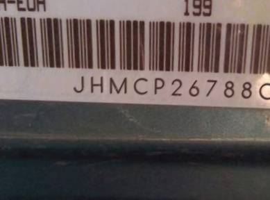 VIN prefix JHMCP26788C4