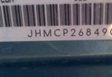 VIN prefix JHMCP26849C0