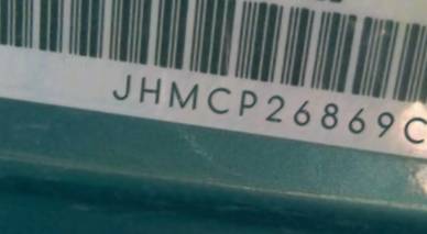 VIN prefix JHMCP26869C0