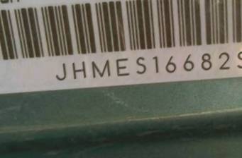 VIN prefix JHMES16682S0
