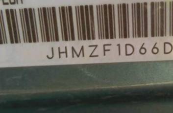 VIN prefix JHMZF1D66DS0