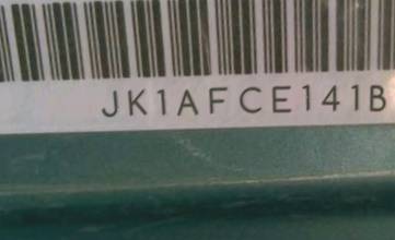 VIN prefix JK1AFCE141B5