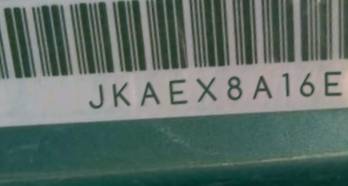 VIN prefix JKAEX8A16EA0