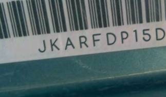 VIN prefix JKARFDP15DB5