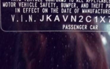 VIN prefix JKAVN2C1X7A0
