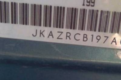 VIN prefix JKAZRCB197A0