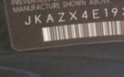 VIN prefix JKAZX4E193B5
