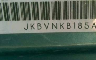 VIN prefix JKBVNKB185A0