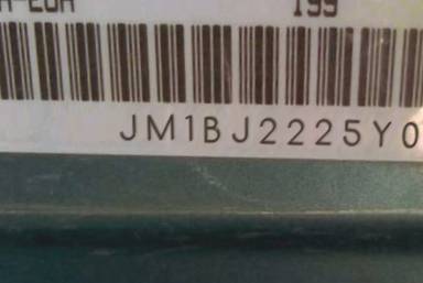 VIN prefix JM1BJ2225Y02