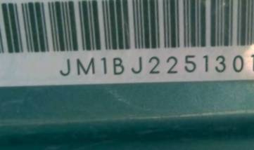 VIN prefix JM1BJ2251301
