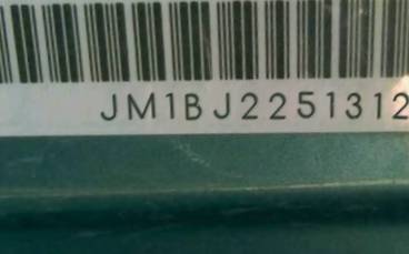 VIN prefix JM1BJ2251312