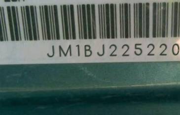 VIN prefix JM1BJ2252205