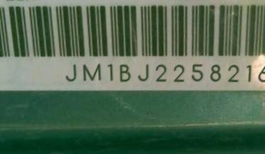 VIN prefix JM1BJ2258216