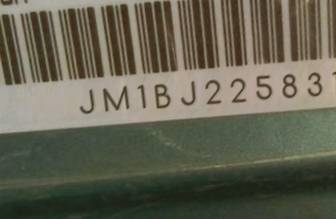 VIN prefix JM1BJ2258312