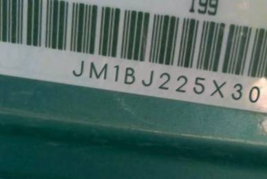 VIN prefix JM1BJ225X301