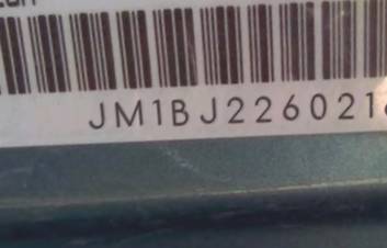 VIN prefix JM1BJ2260216