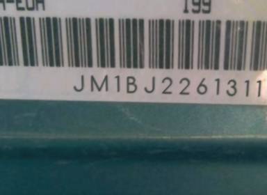 VIN prefix JM1BJ2261311