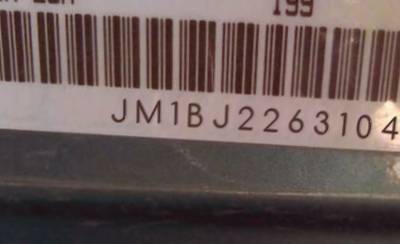 VIN prefix JM1BJ2263104