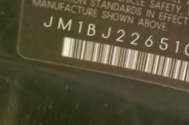 VIN prefix JM1BJ2265104