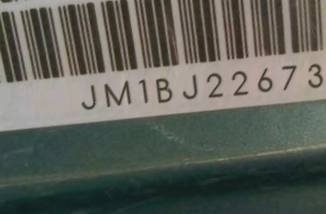 VIN prefix JM1BJ2267312