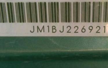 VIN prefix JM1BJ2269215