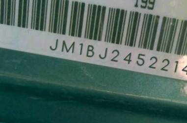 VIN prefix JM1BJ2452214