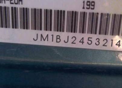 VIN prefix JM1BJ2453214