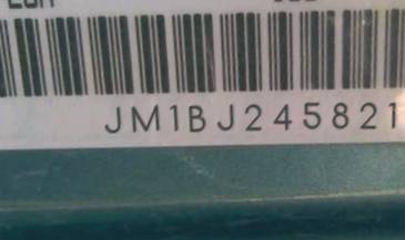 VIN prefix JM1BJ2458216
