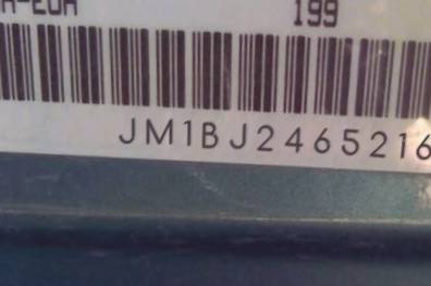 VIN prefix JM1BJ2465216