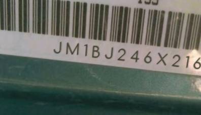 VIN prefix JM1BJ246X216