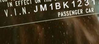 VIN prefix JM1BK1231716